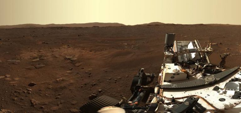 Planète rouge En direct de Mars, un panorama à 360° et le son d’un courant d’air