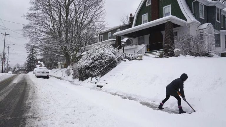 Amérique du nord : les Etats-Unis et le Canada sous le coup d&rsquo;une tempête hivernale
