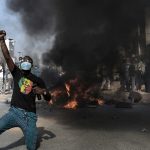 Scènes de protestation de l'opposition dans les rues de Dakar, au Sénégal, le 4 février 2024. - Seyllou / AFP